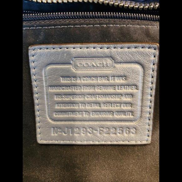 Coach‎ 2012 Madison PleatedLeather Sophia Slate - Picture 3 of 8